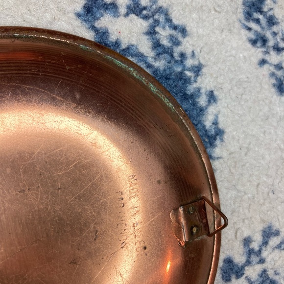 Hand Made Greece The Parthenon Copper Wall Hanging Plate Wall Décor 5.5”